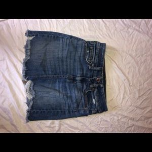 American eagle jean skirt